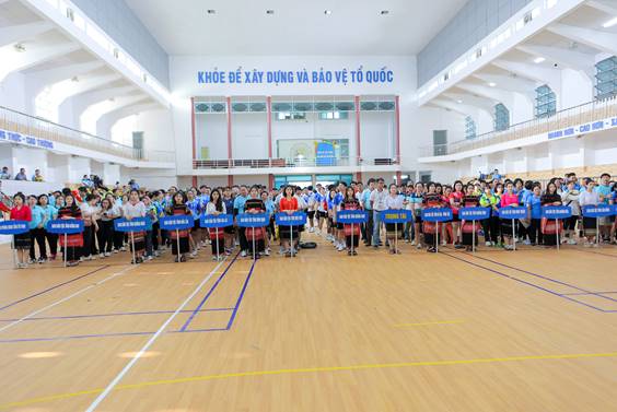 Các đoàn tham dự Hội thao